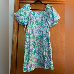 Lilly Pulitzer purple short sleeve dress